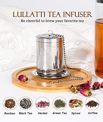 1 Pack Large Tea Infuser 304 Steel Fine Mesh for Teapots & Mugs (Large-Cube / 1 Pack)