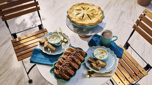 Stoneware Heritage Fluted Pie Dish (Riviera)