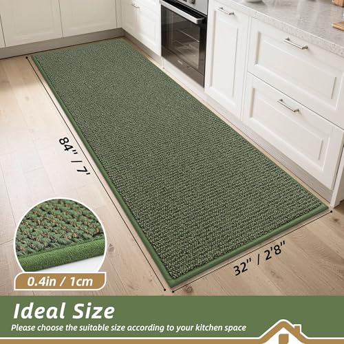 Kitchen Runner Rugs 32"x84" (Green / 32" X 84" (Rectangular))