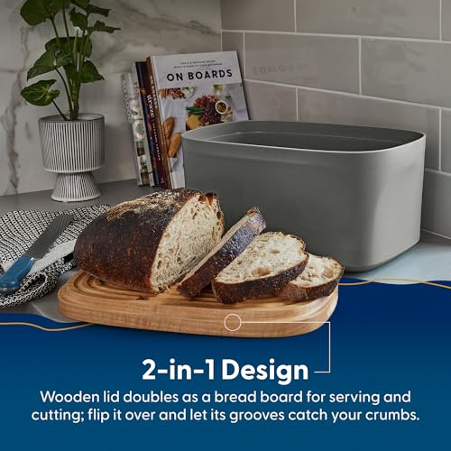 Sonder LA Union Bread Box with Wood Lid