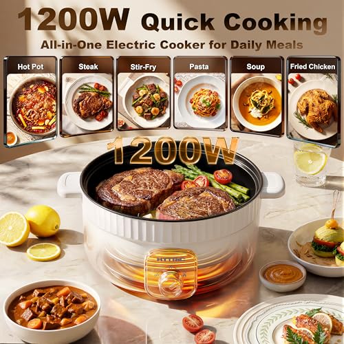 4.5L Electric Pot (4.8 Quarts / White)