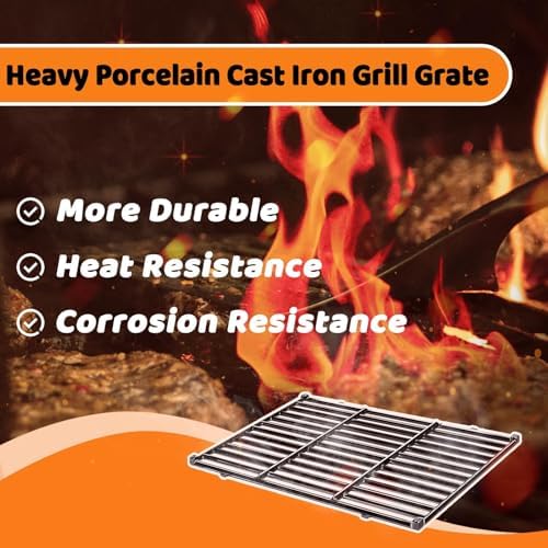 7638 Grill Grates for Weber Spirit E (17.5" x 23.81" -7638 Spirit 300)