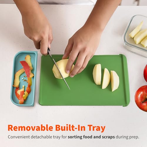 IMUSA Cutting Board Set (3PK W/Removable Tray)