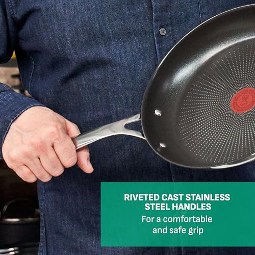 Jamie Oliver Nonstick Stainless Steel Frying Pan Set 9.5" & 11" (Nonstick Stainless Steel / 2-Piece)
