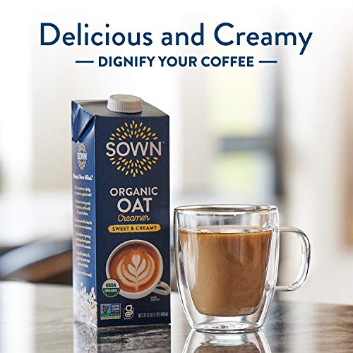 Organic Oat Creamer Sweet & Creamy (32 Fl Oz (Pack of 3))
