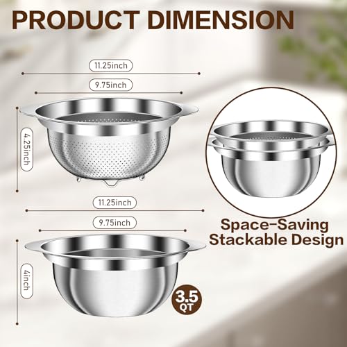3.5QT Colander with Bowl (3.5QT)