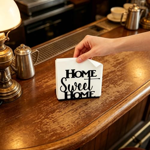 Metal Napkin Holder for Table (Sweet Home)