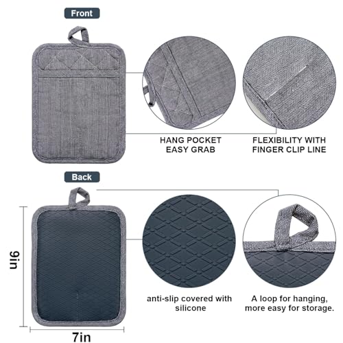 Pot Holders Yarn (Potholders / Pot Holders Gray)