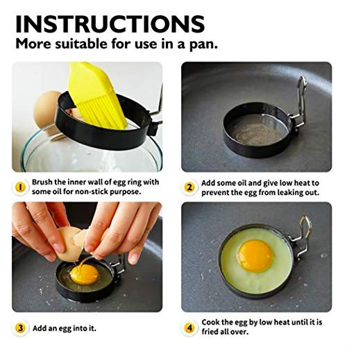 Egg Ring for Frying Eggs and English Muffin
