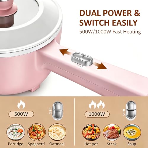 2L Electric Hot Pot Electric1000W (Pink)