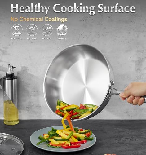 Tri Ply Stainless Steel Cookware Set 10 Piece (18 Pcs)