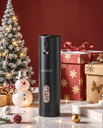 Electric Pepper Grinder Rechargeable (Black - Plus)
