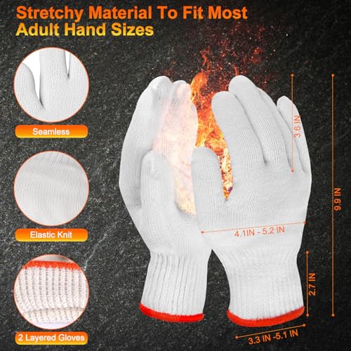 BBQ Gloves Disposable (X-Large / 10mil Nitrile - Orange)