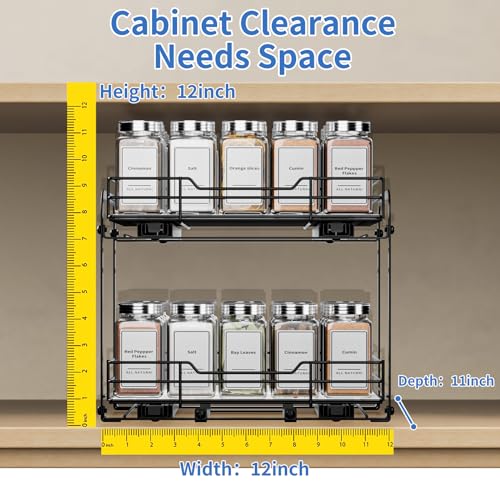 2 Tier Spice Rack Organizer