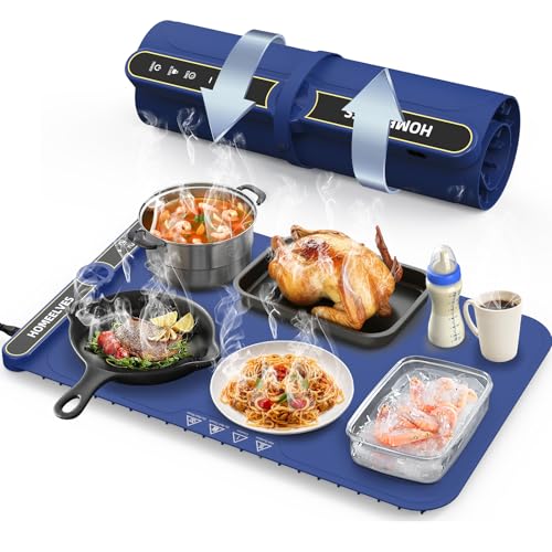 Warming Mat for Food (Blue / 24x15 Inch)