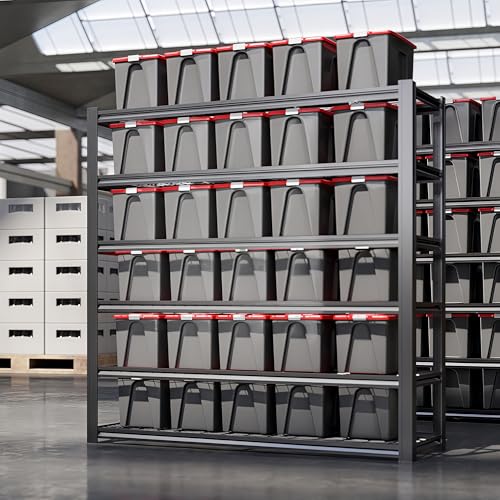 6 Tier Heavy Duty Garage Shelving (6T 62" W x 24" D x 84" H)