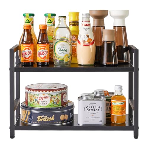 2 Tier Spice Rack (2-tier / Black)