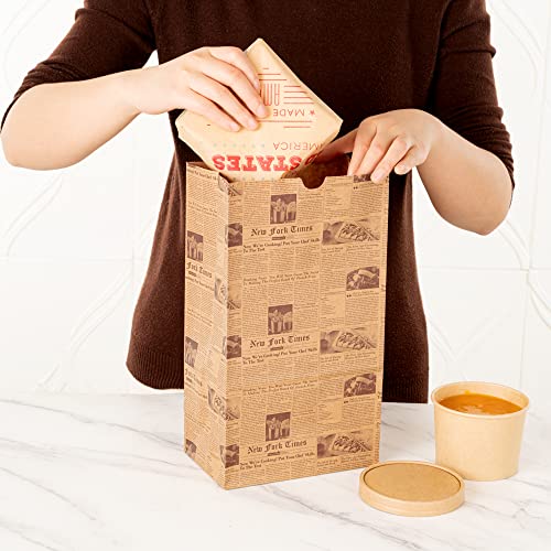 Kraft Paper Newsprint Bag (12 lb / Kraft Newsprint)
