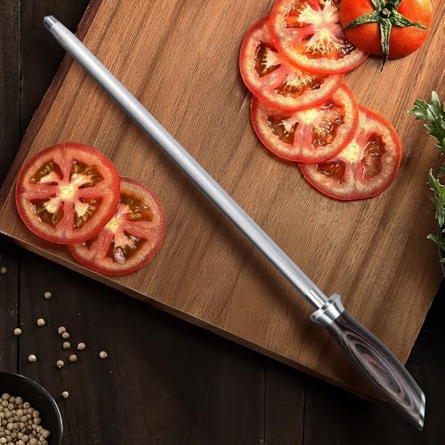Honing Rod 12 Inch Professional Kitchen Knife Sharpener Rod (12")
