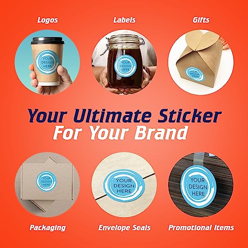 Custom Vinyl Stickers Your Image (100 Count)