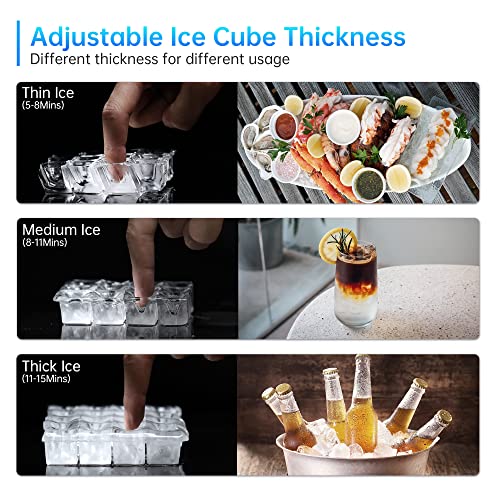 Commercial Ice Maker Machine (100LBS/24H)