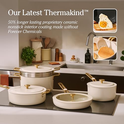 Essentials Cookware Set (Cream / 11 piece)
