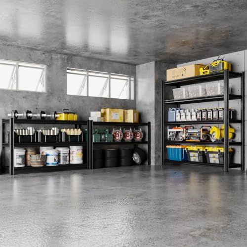 5 Tier Heavy Duty Garage Shelving (5T 55" W x 24" D x 84" H)