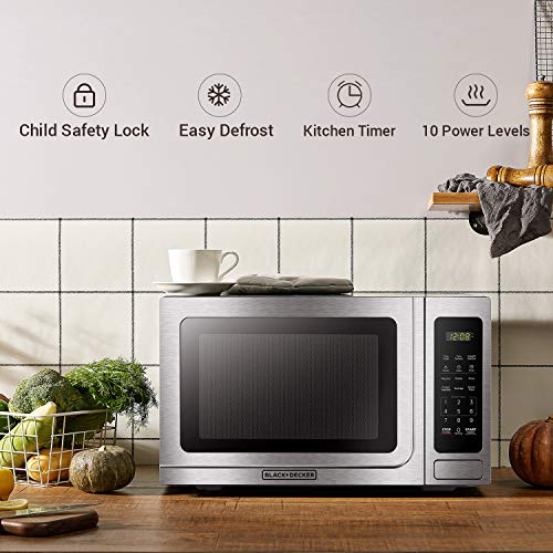Microwave Countertop 1.4 Cu.Ft (1.4 Cu.Ft Stainless Steel)