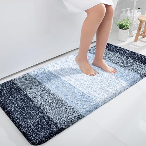 Bathroom Runner Rug 47x24 (47" X 24" / Navy Blue)