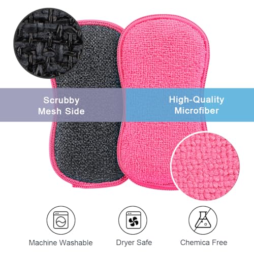Dish Sponge 12 PK (Pink)
