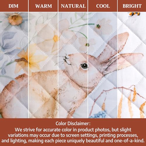 Pot Holders 100% Cotton Potholders (076 - Easter Dew / 8" x 8" (Pot Holder Pack of 2))