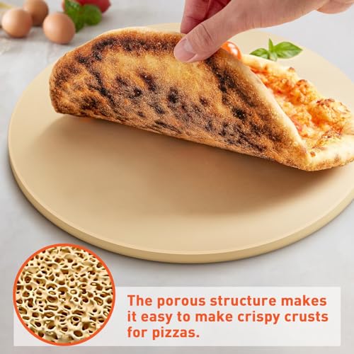 12 Inch Pizza Stone for Oven and Grill