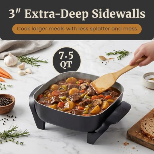 12" PFAS Free Ceramic Electric Skillet