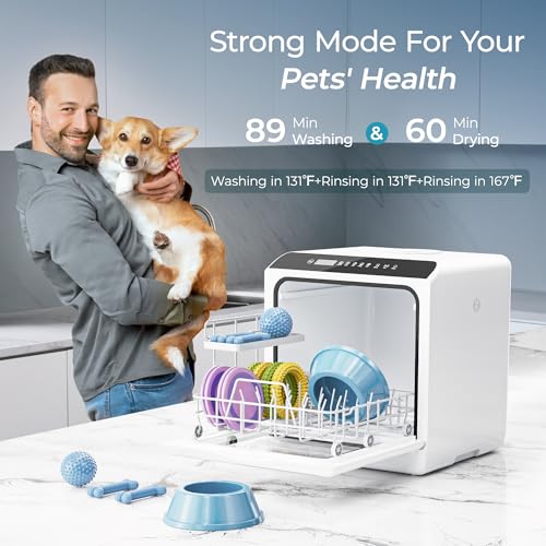 6 Programs Countertop Dishwasher Portable