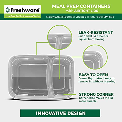 Meal Prep Containers with Lids 28 oz [25 Pack] 2 (28OZ-25PK)