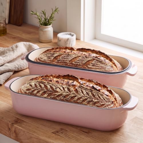 Enameled Cast Iron Loaf Pan with Lid