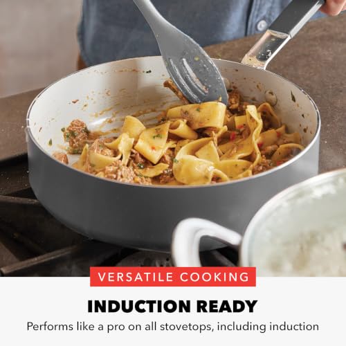 X Bobby Flay 16 Piece Ceramic Nonstick Cookware Set (16 Piece Cookware Set / Graphite)