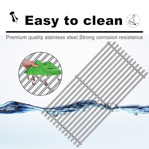 Grill Grates Replacement 54801 92911 for DCS Grill Parts (SILVER 92911+9mm)