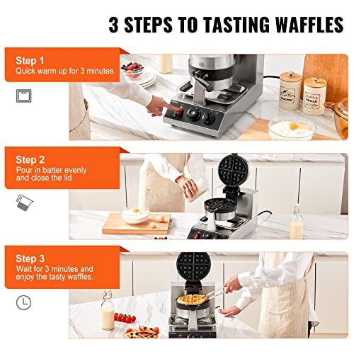 Commercial Waffle Maker (4Pcs)