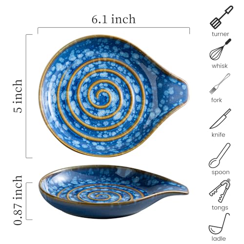 Spoon Holder for Stove Top (Starry Blue)