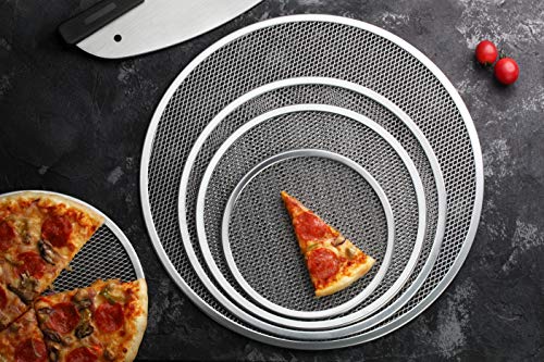 Restaurant Grade Seamless Aluminum Pizza Baking Screen