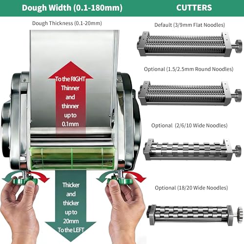 Commercial Pasta Maker Machine (XL180-3/9US)
