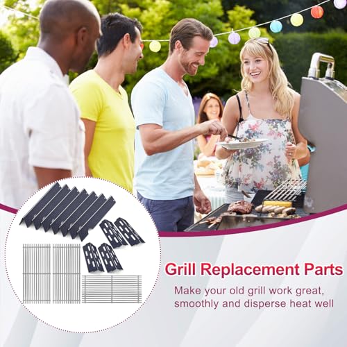 Grill Grate and Flavorizer Bars Heat Deflector Grill Parts for Weber Genesis 2 GS4 Grates 66089 66097