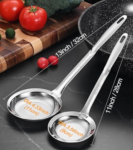 Skimmer Spoon Stainless Steel (Flat Handle 3.5inch)