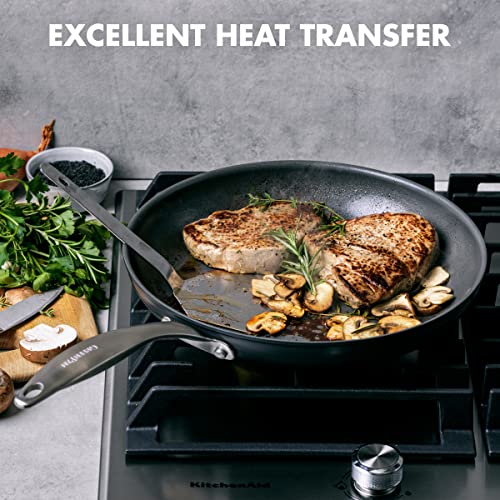Canterbury Hard Anodized Healthy Ceramic Nonstick (10 Piece Cookware Set / Black)