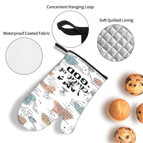 Christian Oven Mitts and Pot Holders Sets of 3 (Funny)