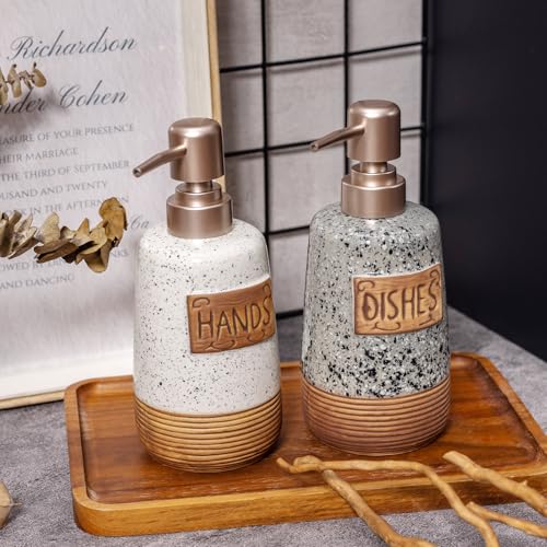 Hand and Dish Soap Dispenser Set (15 OZ)