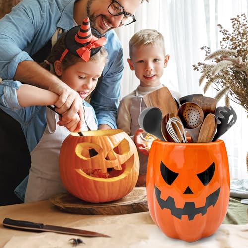 Halloween Kitchen Decor (Hallowee Pumpkin Orange)