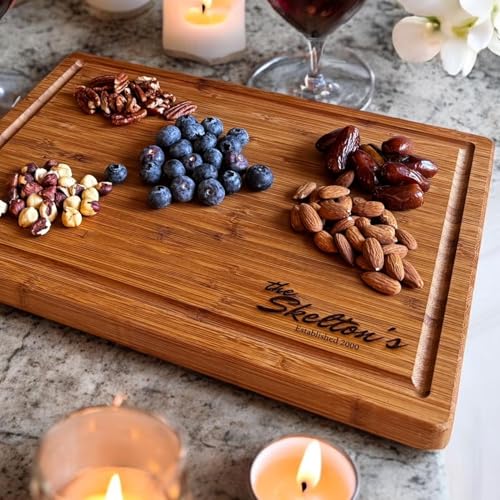 Handmade Personalized Cutting Board (Last Name Engraving)