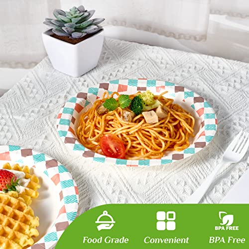 360 pack Paper Plates 8.375 Inch (6-8.375in-360pack)